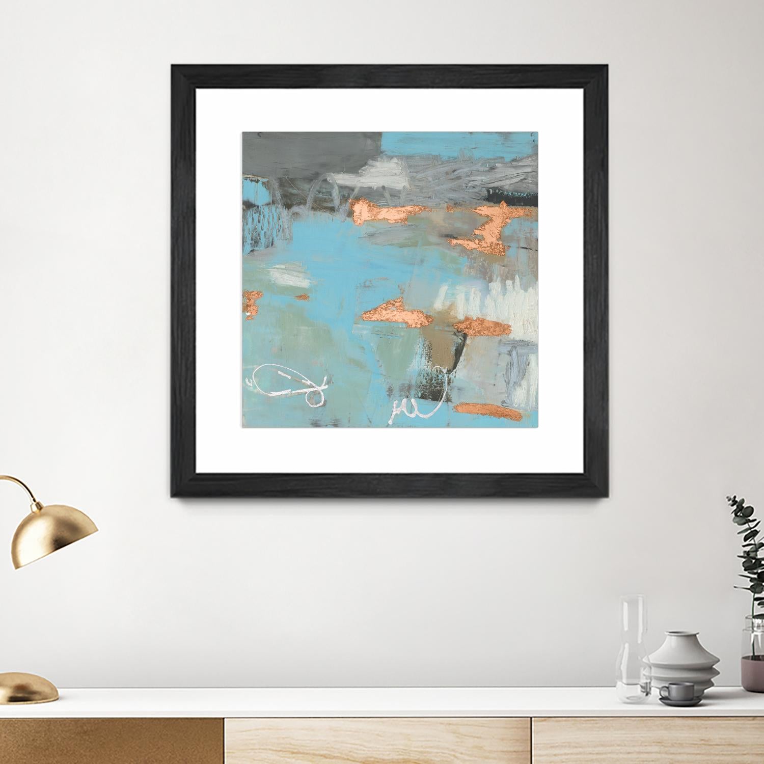 Thither III by Sue Jachimiec on GIANT ART - gold abstract abstract 