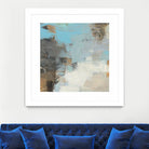 Printed Thither II by Sue Jachimiec on GIANT ART - gold abstract