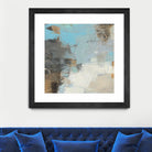 Printed Thither II by Sue Jachimiec on GIANT ART - gold abstract