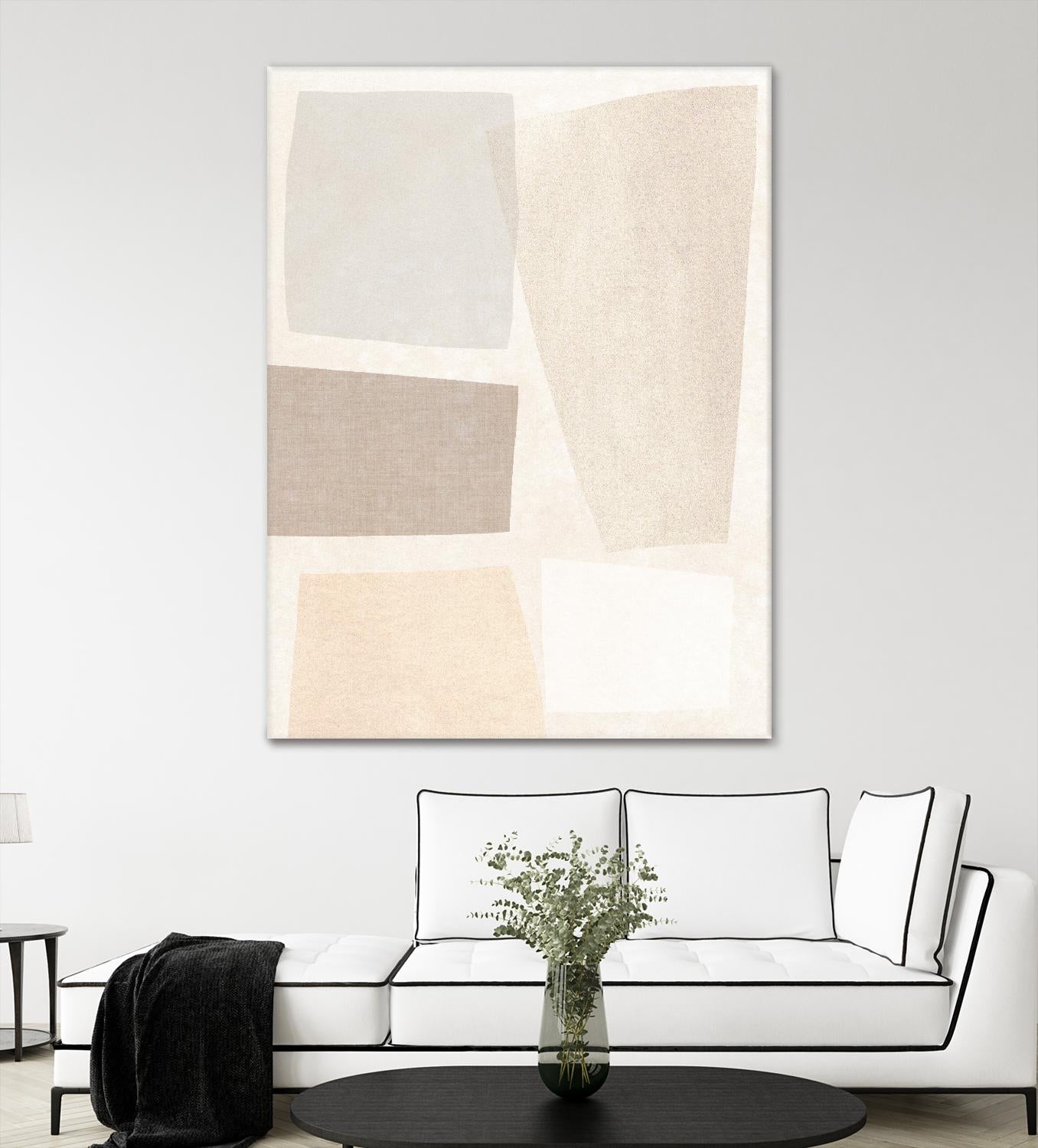 Block Magnetism II by June Vess on GIANT ART - grey  abstract abstract 