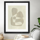 Soft Shape II by Emma Caroline on GIANT ART - beige abstract abstract 