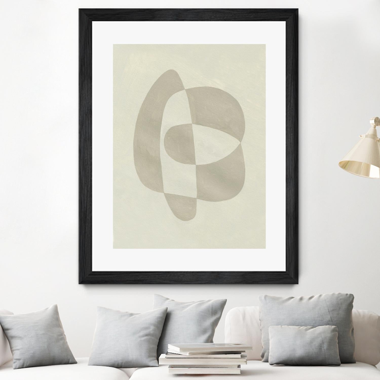 Soft Shape III by Emma Caroline on GIANT ART - beige  abstract abstract 