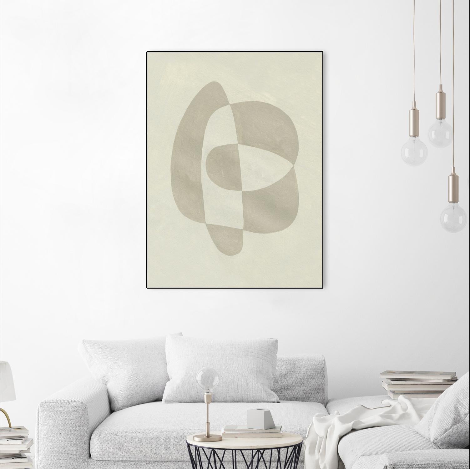 Soft Shape III by Emma Caroline on GIANT ART - beige  abstract abstract 