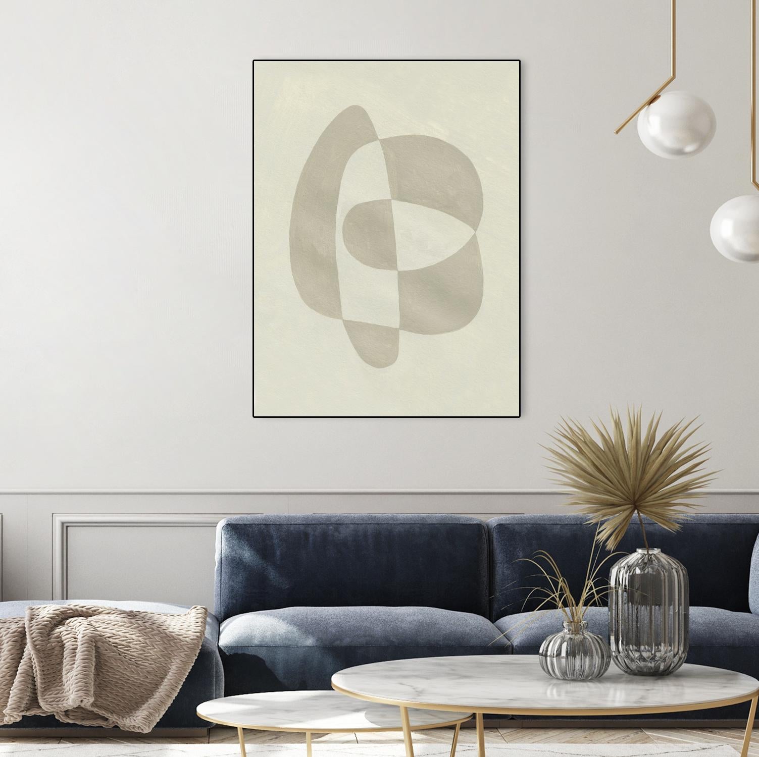 Soft Shape III by Emma Caroline on GIANT ART - beige  abstract abstract 