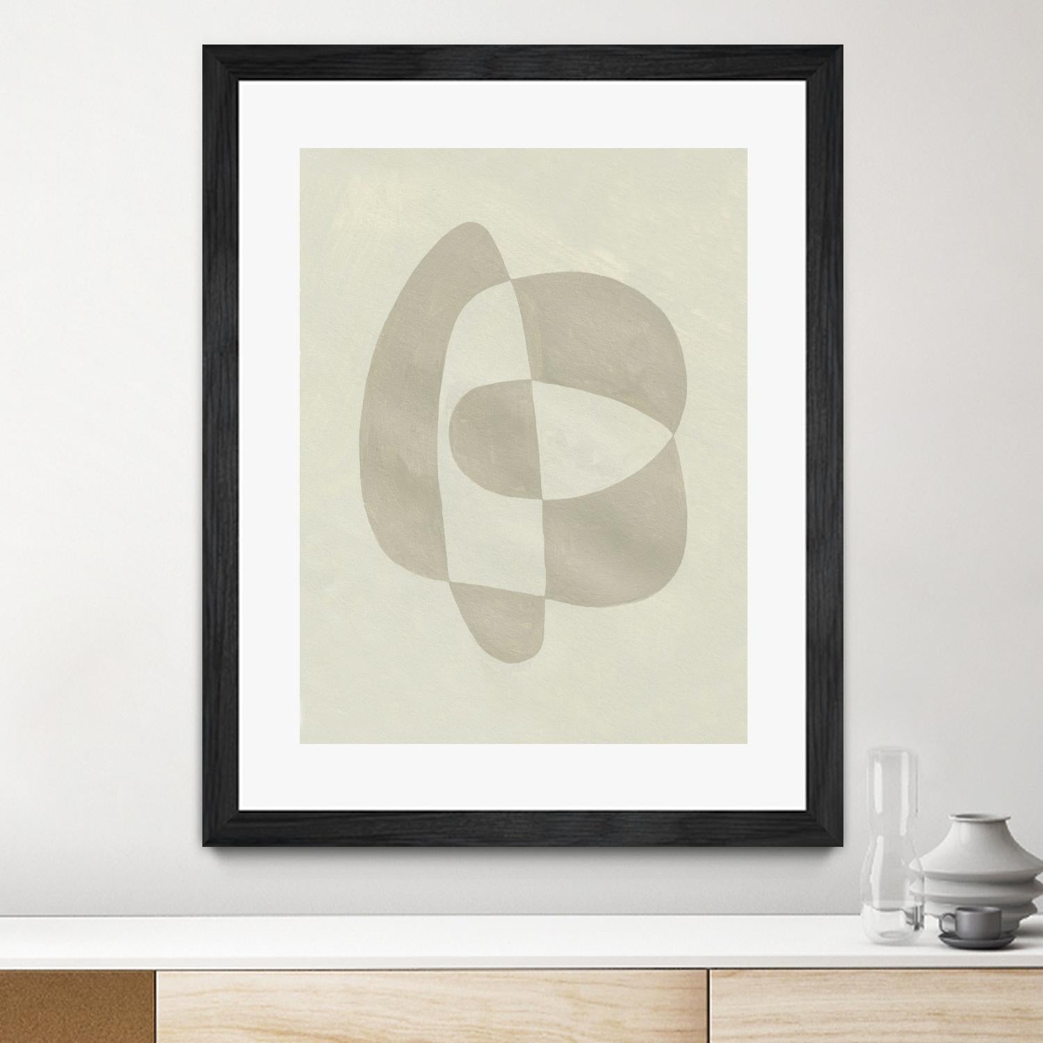 Soft Shape III by Emma Caroline on GIANT ART - beige  abstract abstract 