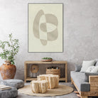 Soft Shape III by Emma Caroline on GIANT ART - beige  abstract abstract 