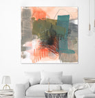 Central Fuse II by Jennifer Goldberger on GIANT ART - orange abstract abstract 