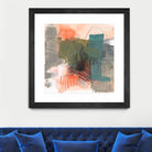 Central Fuse II by Jennifer Goldberger on GIANT ART - orange abstract abstract 