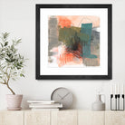 Central Fuse II by Jennifer Goldberger on GIANT ART - orange abstract abstract 