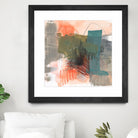 Central Fuse II by Jennifer Goldberger on GIANT ART - orange abstract abstract 