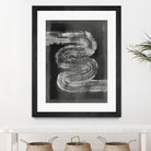Grey Linear Path I by Jennifer Goldberger on GIANT ART - black abstract abstract 