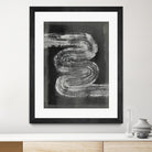 Grey Linear Path I by Jennifer Goldberger on GIANT ART - black abstract abstract 