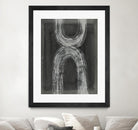 Grey Linear Path IV by Jennifer Goldberger on GIANT ART - white abstract