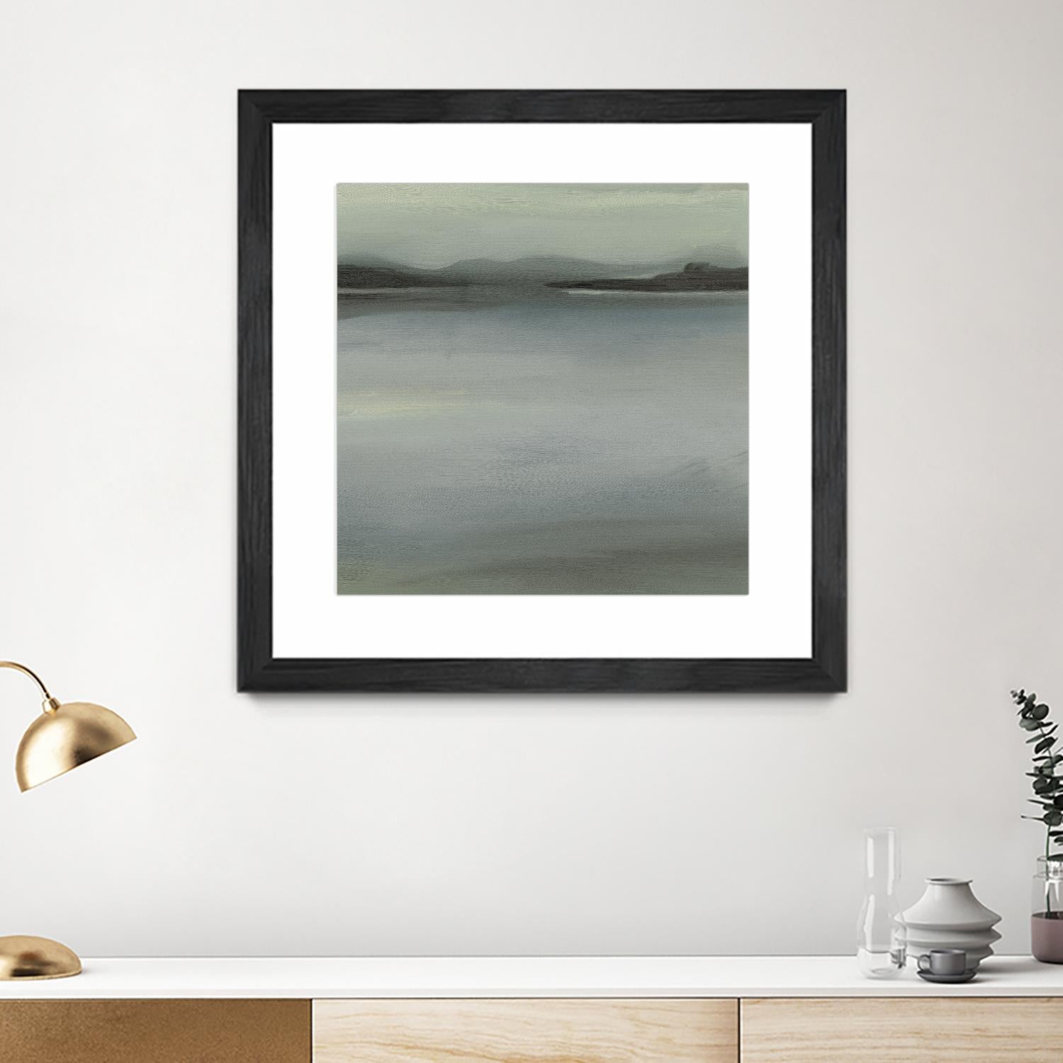 Abstract Horizon V by Ethan Harper on GIANT ART - blue abstract