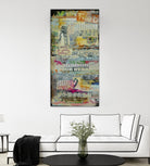 In the Mix I by Erin Ashley on GIANT ART - orange abstract