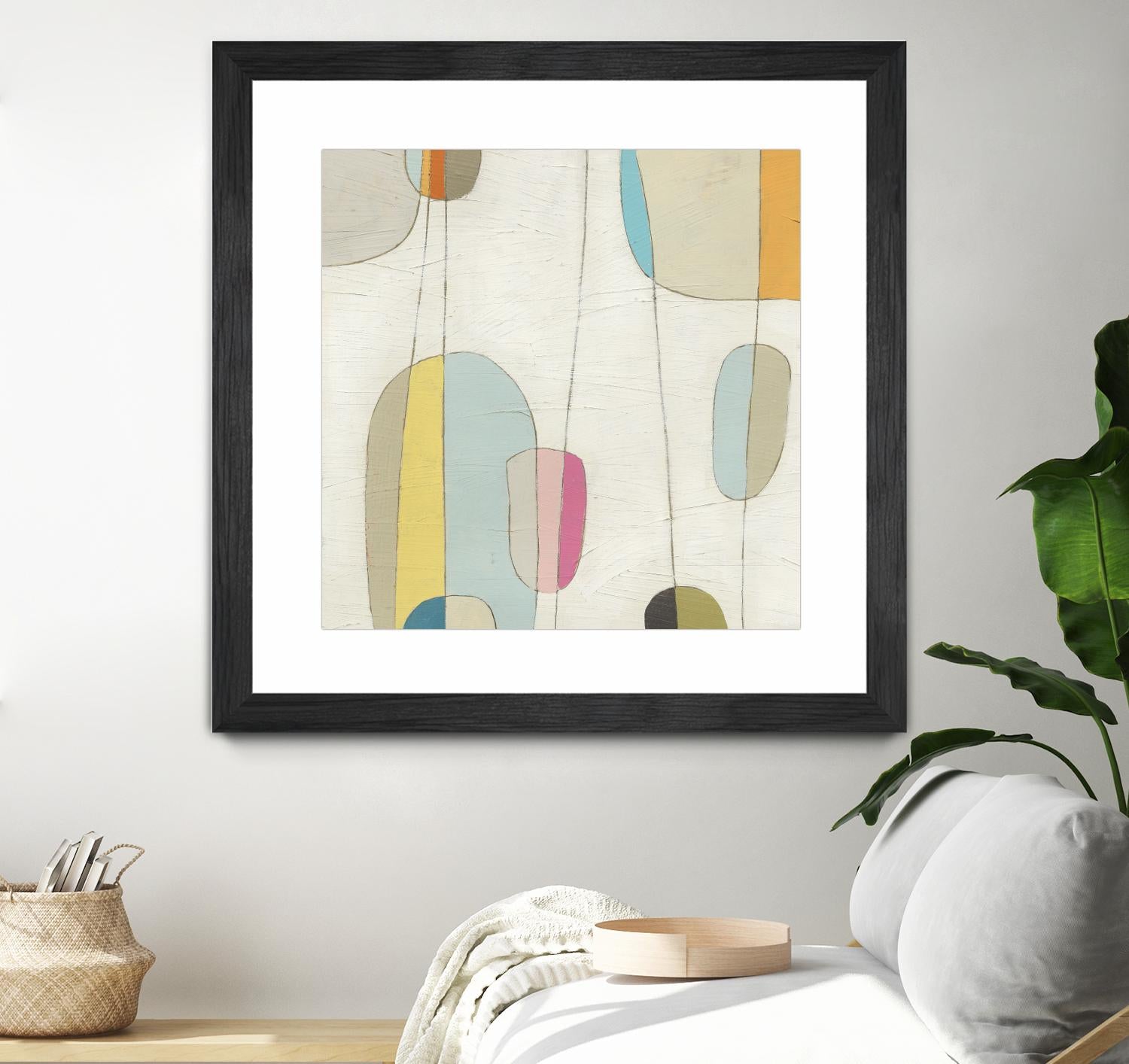 Molecular Motion IV by June Erica Vess on GIANT ART - beige shapes