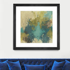Blue Monday I by June Erica Vess on GIANT ART - green abstract