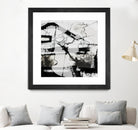 In Motion III by Jennifer Goldberger on GIANT ART - black abstract