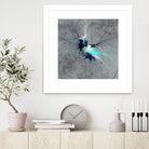 Paint Swirl II by James Burghardt on GIANT ART - blue abstract