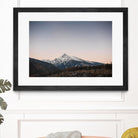 Mountain top by Pexels on GIANT ART - pink landscape