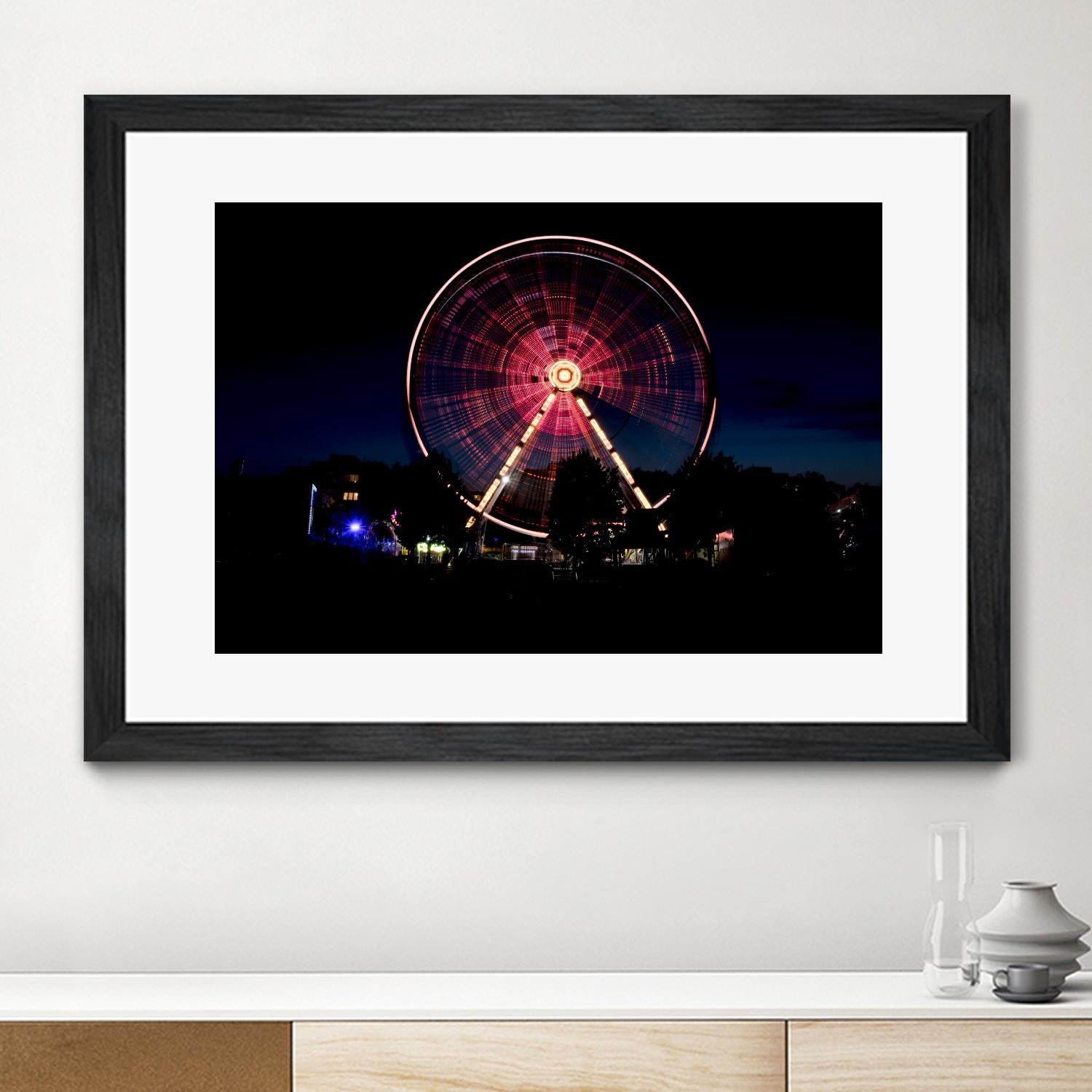 Big Wheel by Pexels on GIANT ART - black leisure