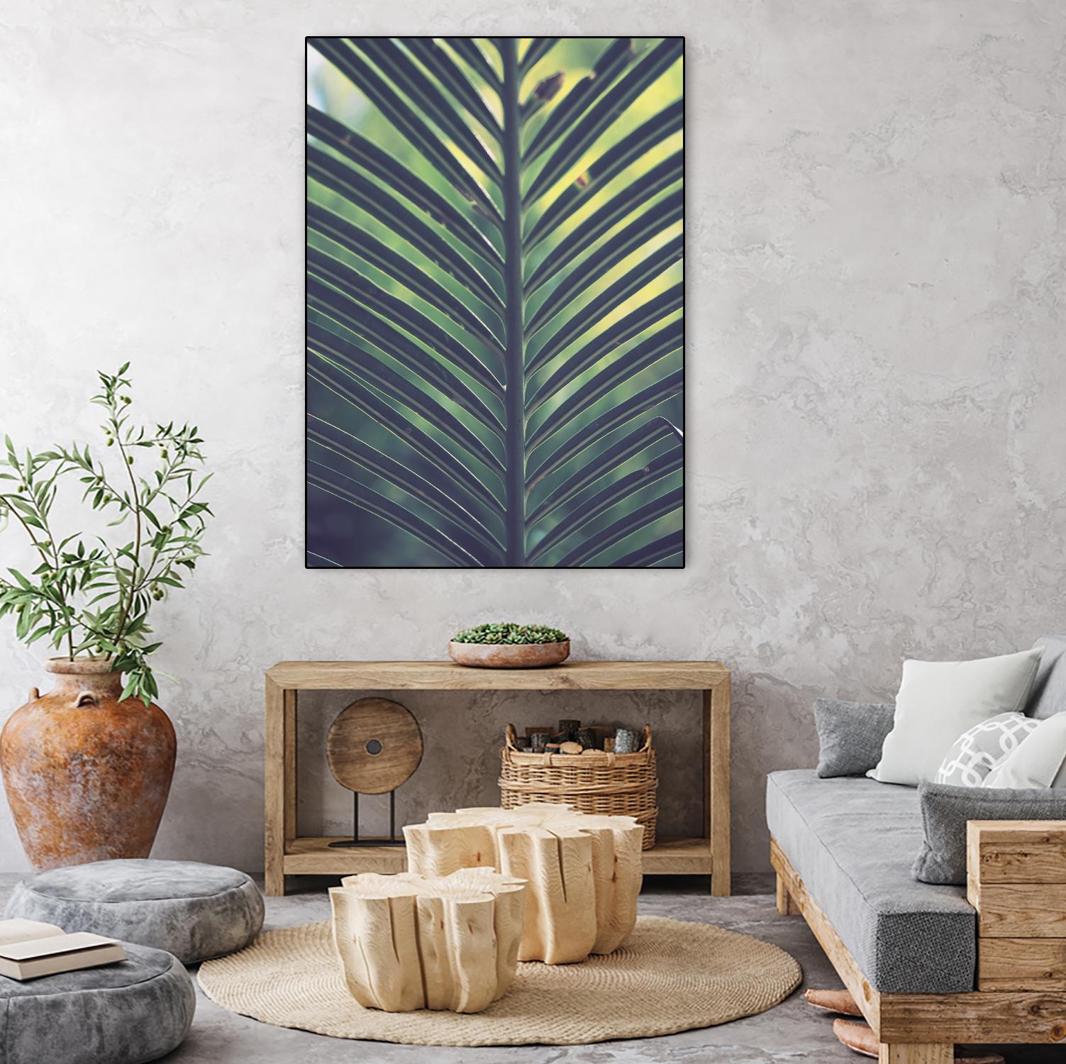 Leaf by Pexels on GIANT ART - yellow tropical