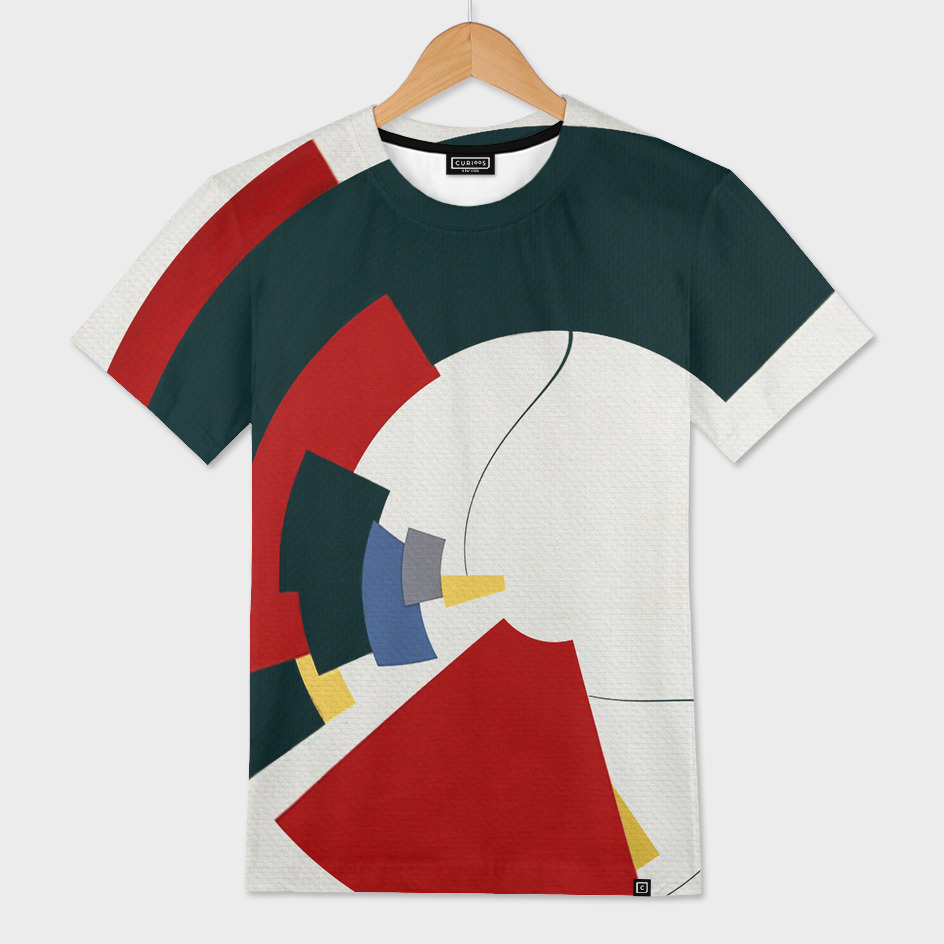 «Dos Líneas de Miró» Men's All Over T-Shirt by Fernando Vieira | Curioos