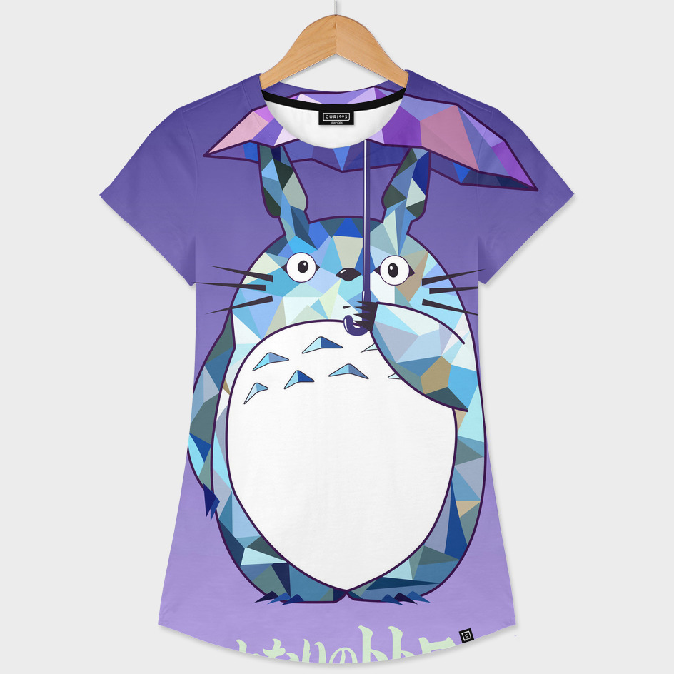 Totoro Purple tribute to Studio Ghibli» Women's All Over T-Shirt by Design Dinamique | Curioos