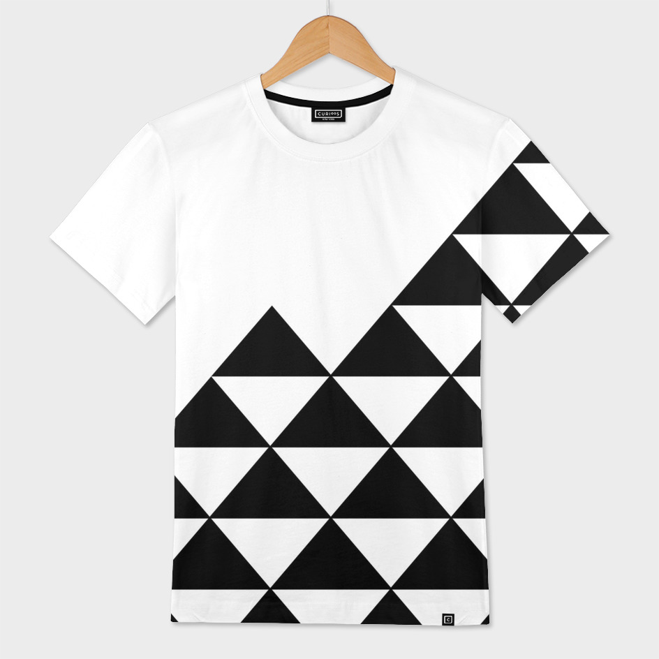 Geometry Graphic Design Wellcoda Triangle Shapes Mens Long Sleeve T-shirt