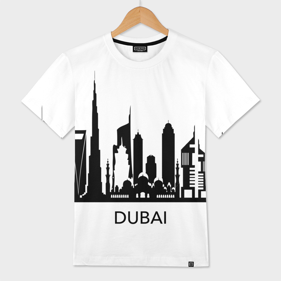 Dubai skyline art» Men's All T-Shirt by Studio Curioos