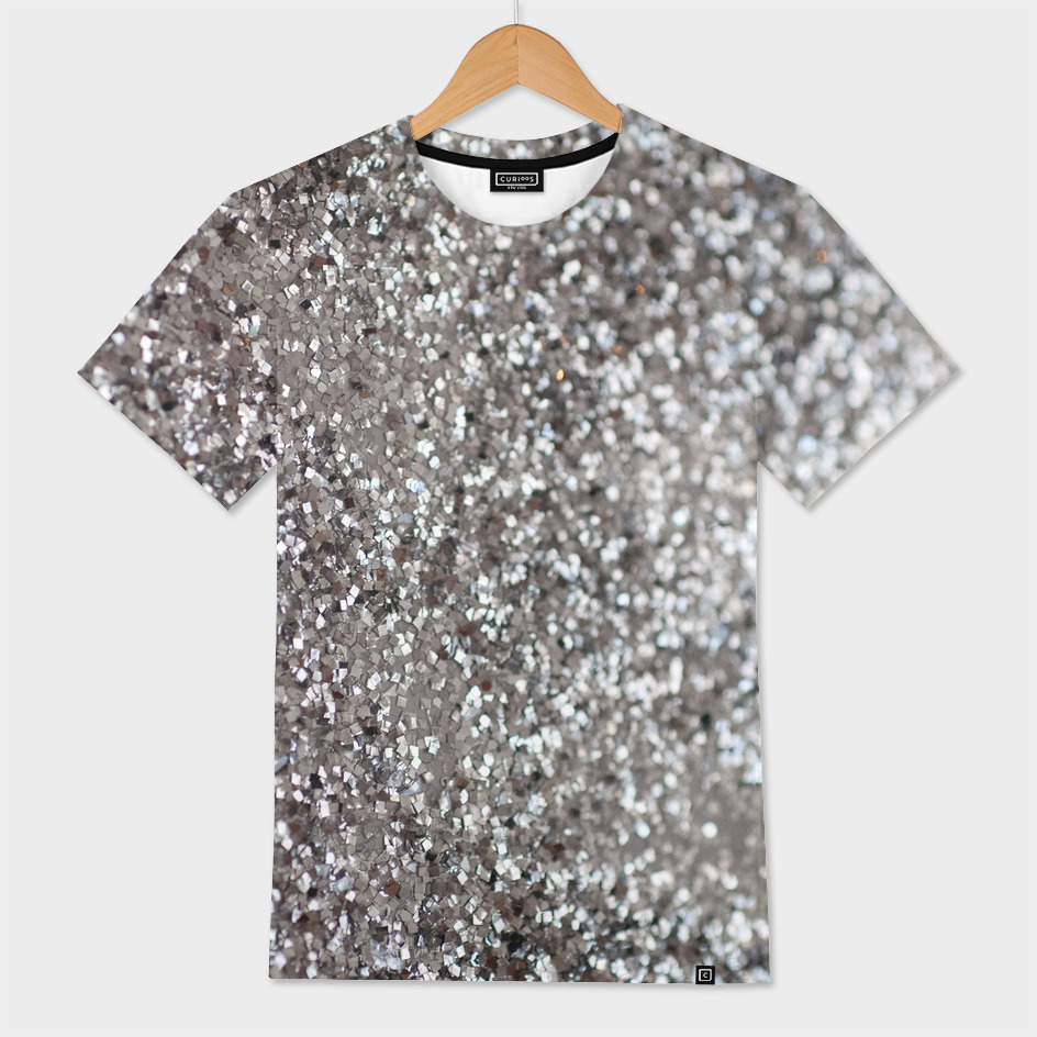 Sparkling SILVER Lady Glitter #1 #decor #art» All Over T-Shirt by & Bella's Art | Curioos