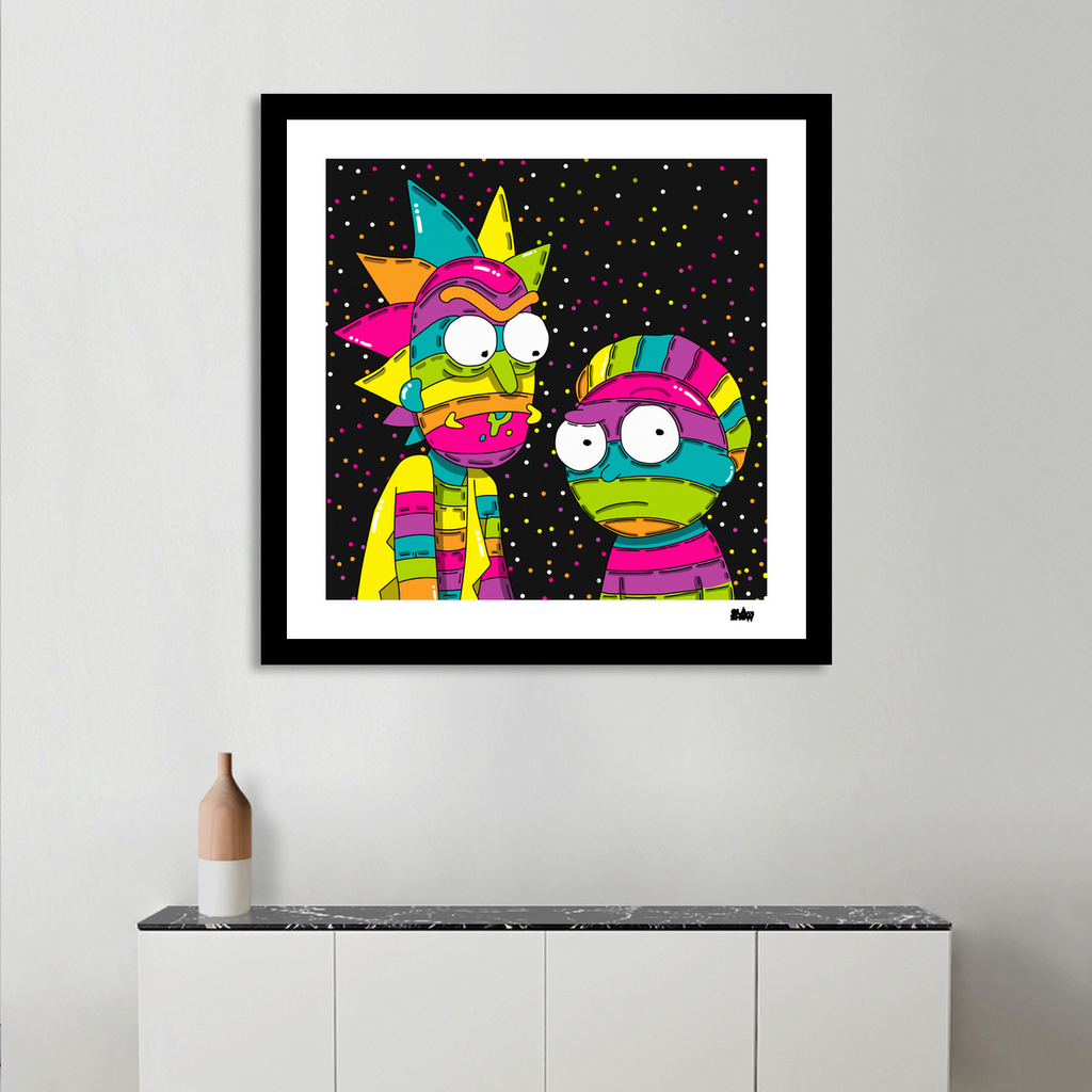«Rick and Morty 1» Art Print by Micheal Phillip | Curioos