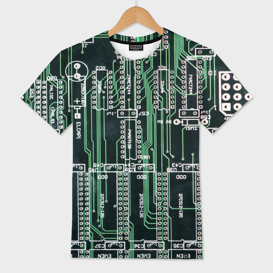 Printed circuit board circuits» Men's All Over T-Shirt by Hardyart 