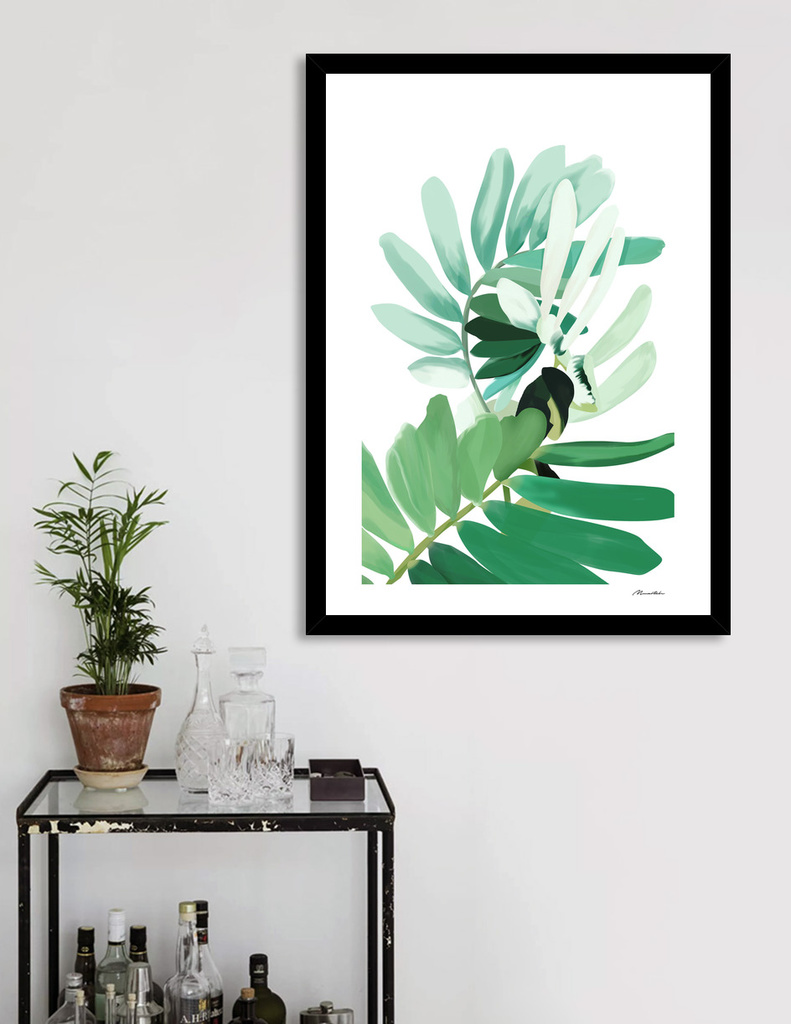«Green plant leaves» Art Print by mmartabc | Curioos