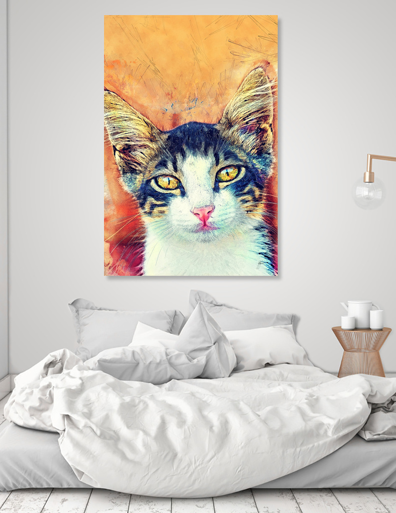 «cat Jacky» Canvas Print by Justyna Jaszke | Curioos