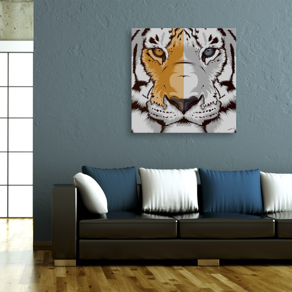 «Tiger» Canvas Print by CranioDsgn | Curioos