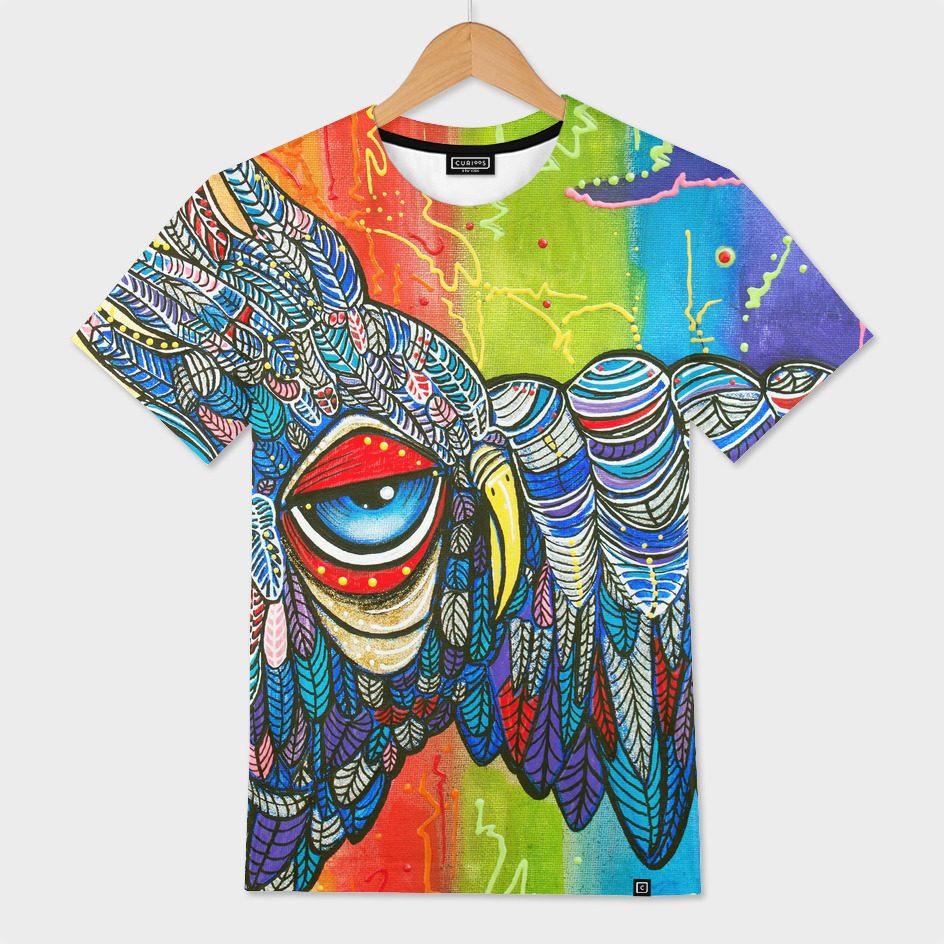 «Street Wise Owl 2» Men's All Over T-Shirt by Laura Barbosa | Curioos