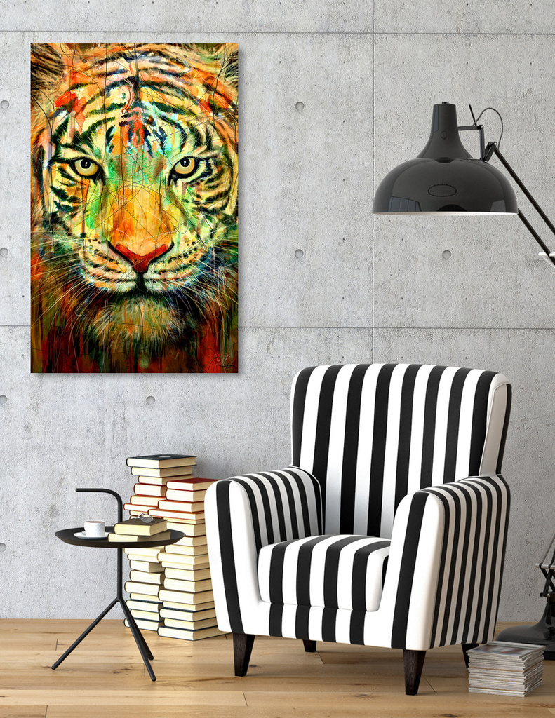 «Tiger» Canvas Print by nicebleed | Curioos