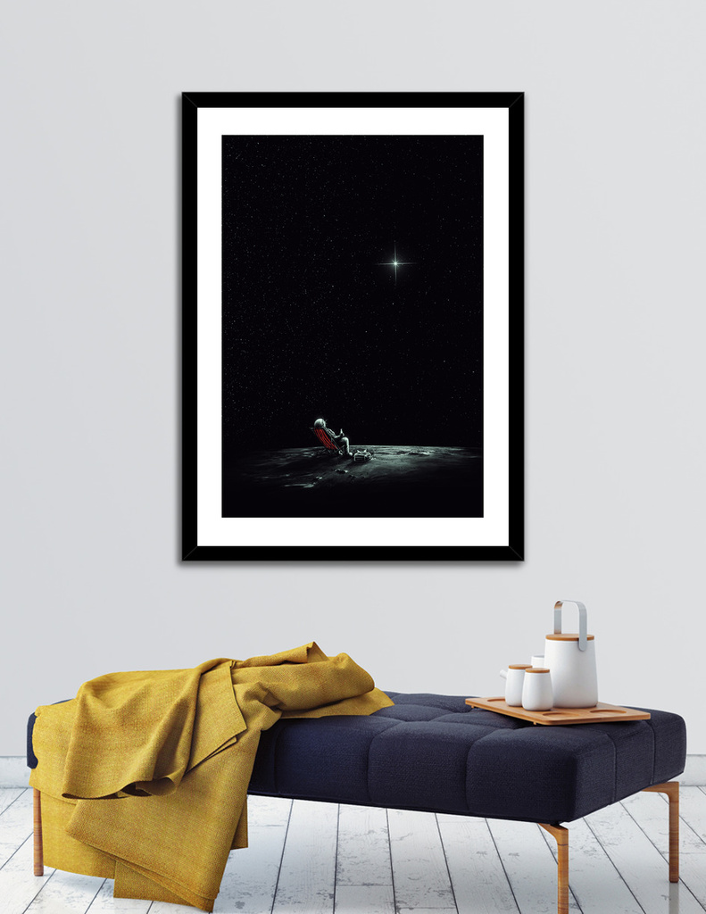«Space Chill» Art Print by nicebleed | Curioos