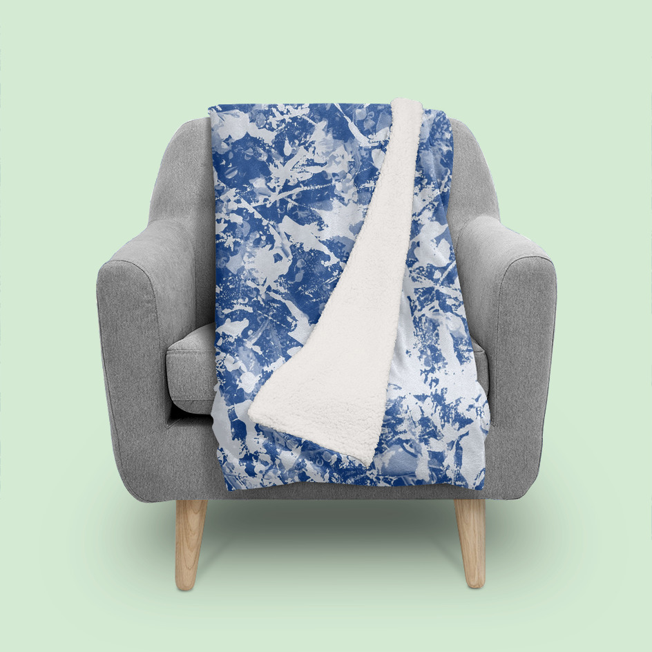 «Chaos Blue!» Throw Blanket by gasponce | Curioos