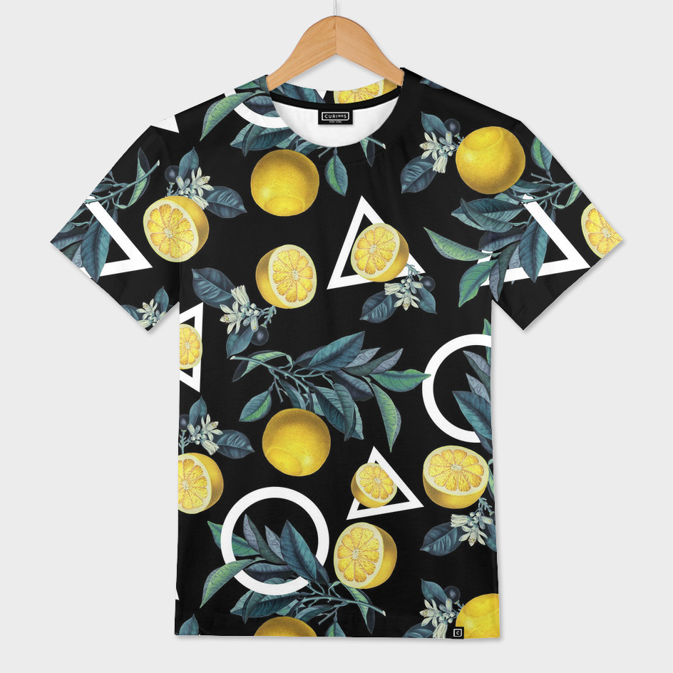 Elke week tempo Vaardig Geometric and Lemon pattern II» Men's All Over T-Shirt by Burcu  Korkmazyurek | Curioos