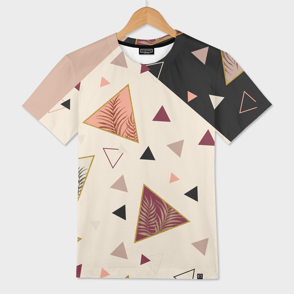 «Triangles&Palms» Men's All Over T-Shirt by DesigndN | Curioos